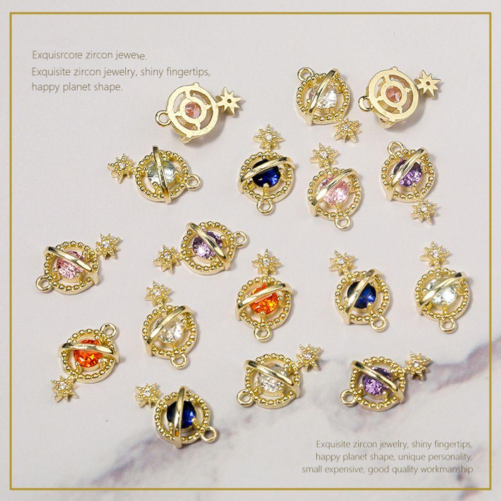 JARRED Đá Đính Móng Tay Lấp Lánh Nhiều Màu Sắc DIY