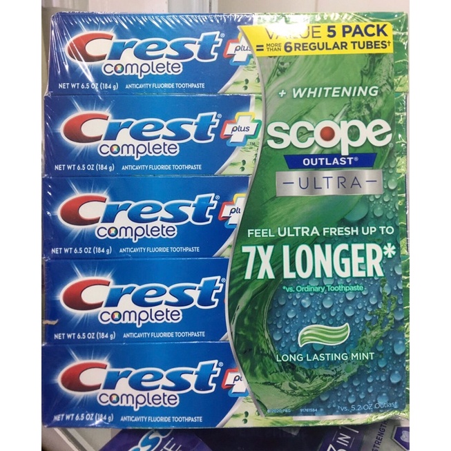 Kem Đánh Răng Crest Scope 184g