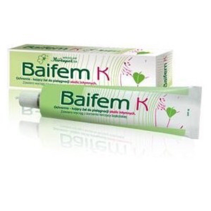 Gel hoàng cầm Baifem k bảo vệ da dịu nhẹ 15g