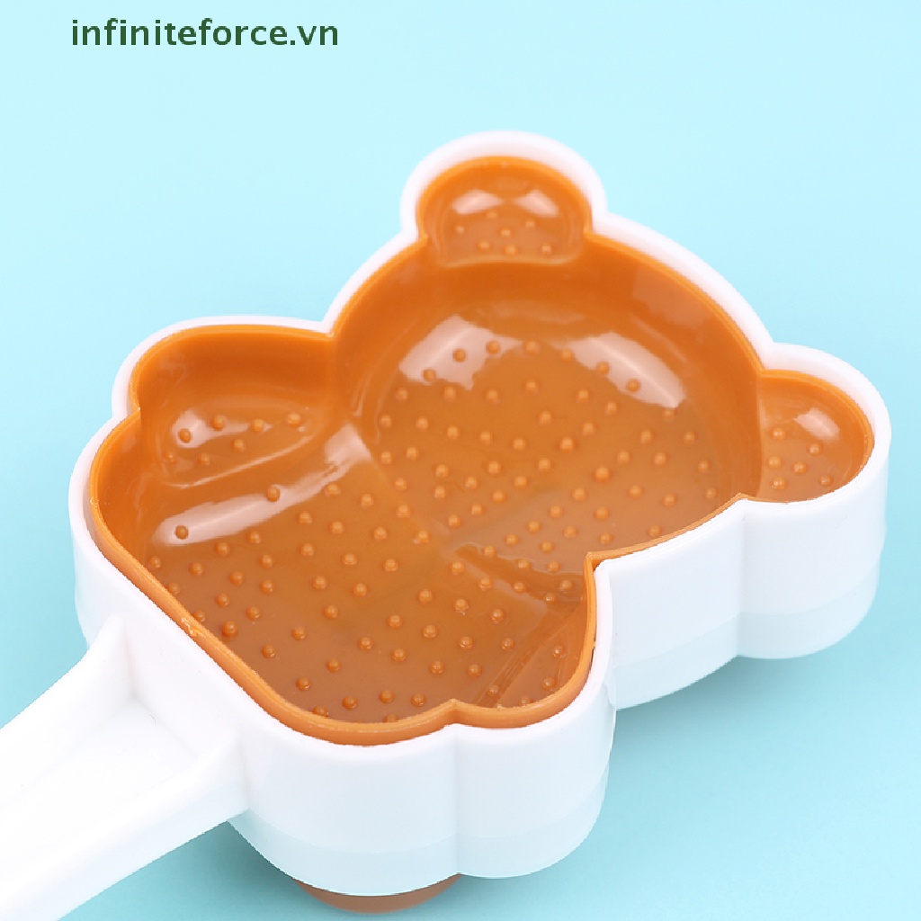 1 Cặp Khuôn Làm Cơm Nắm Hình Búp Bê 3D DIY