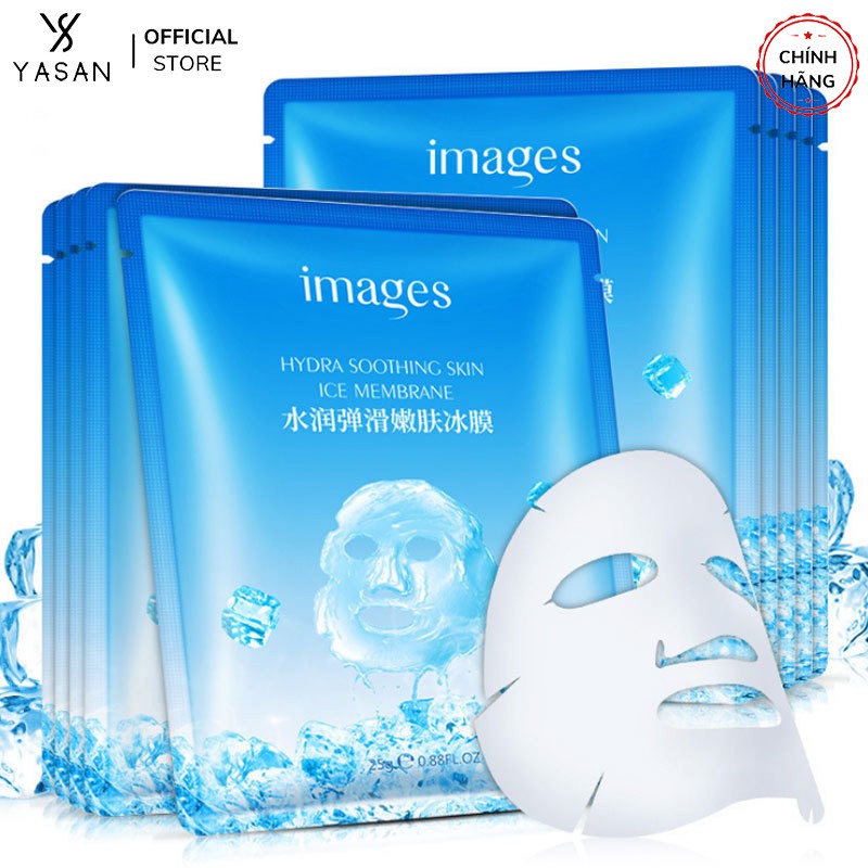 Mặt Nạ Giấy Đá Băng Images Se Khít Lỗ Chân Lông Cấp Ẩm Làm Sáng Da Mask Yasan