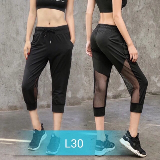 [Siêu HOT] QUẦN LỬNG JOGGER PHỐI LƯỚI NỮ