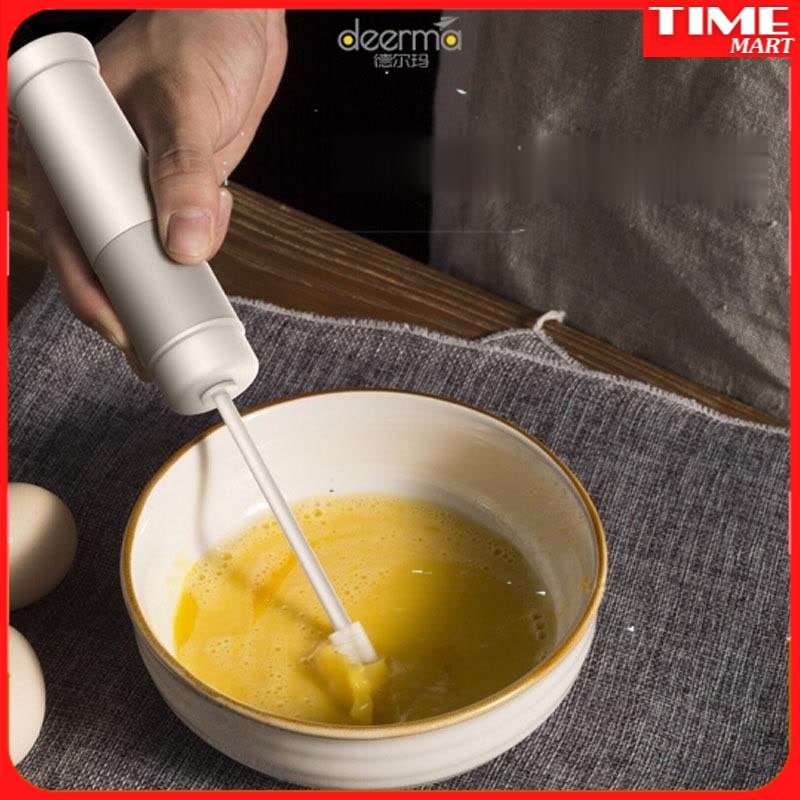 [CHÍNH HÃNG] Máy đánh trứng điện Delma. Máy khuấy cà phê tiện lợi. Máy đánh bọt cafe, sữa chua Mini cầm tay [TIME_MART]