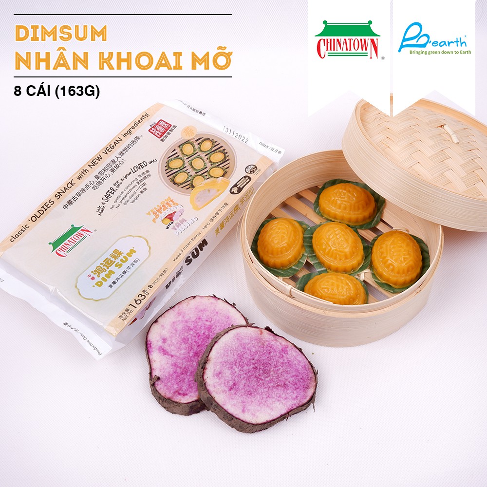 DIMSUM NHÂN KHOAI MỠ CHINATOWN SINGAPORE 163g x 8 CÁI