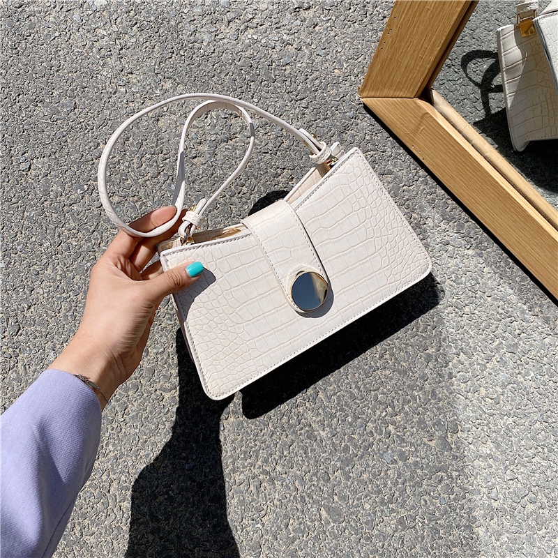 Túi đeo vai màu trơn phong cách thời trang đơn giản dành cho phái đẹp IELGY