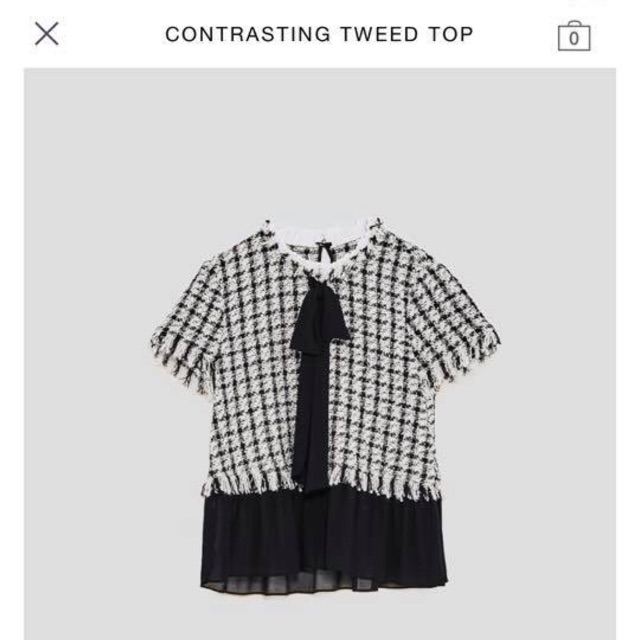 Áo vải tweed zara aut 100%