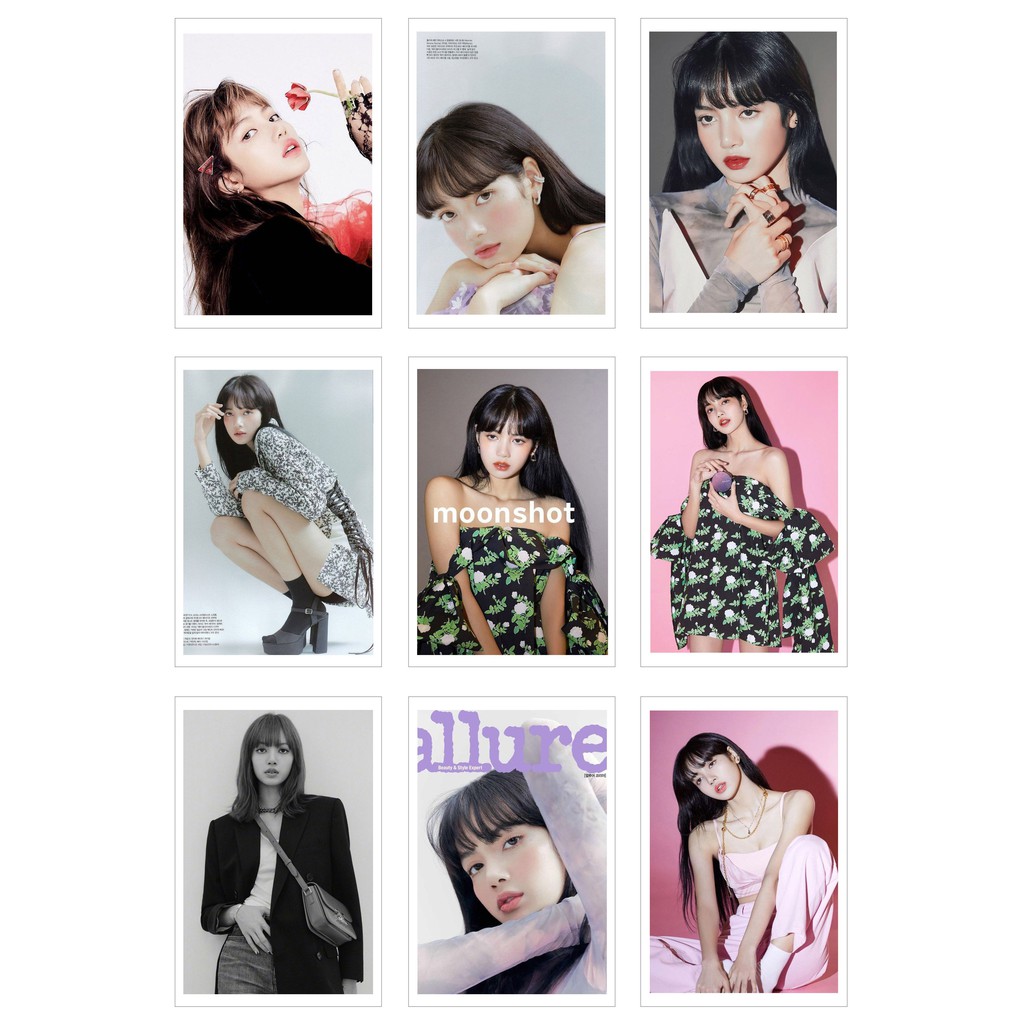 [Ép Lụa] Lomo Card 36 Ảnh LISA Magazine