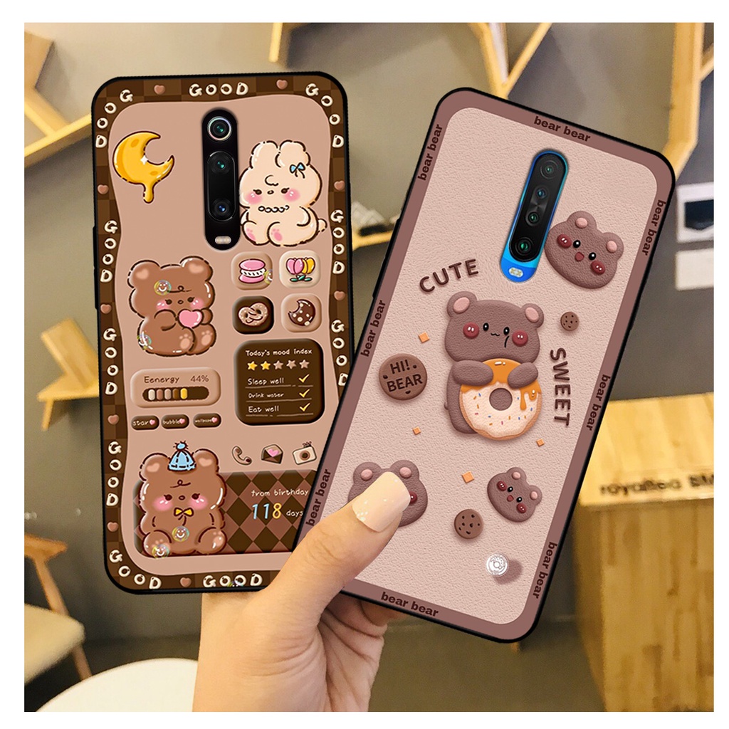 Ốp lưng Redmi K20/K20 Pro - Redmi K30 - Xiaomi Mi 9T in hình gấu bear dễ thương, bền đẹp