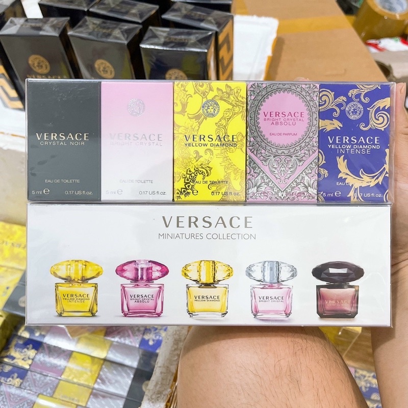 [Có bill] Sét nước hoa Versace 5 chai