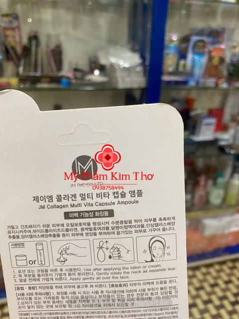 {auth -ảnh thật}Serum dưỡng da Collagen tươi Ammud Multi Vita Capsule Ampoule 12 viên | BigBuy360 - bigbuy360.vn