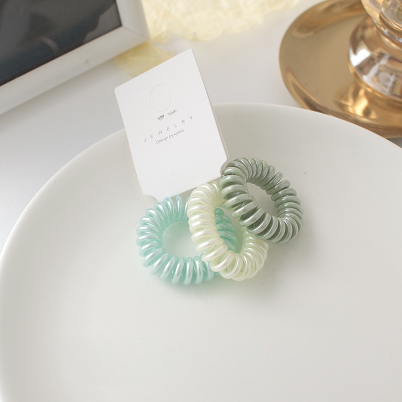 Combo 3 cột tóc lò xo ánh bạc Mua Tất (muatatshop)