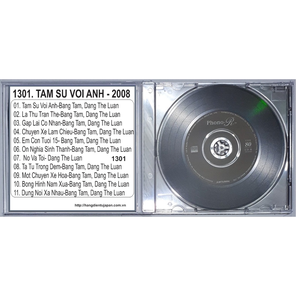 Bộ 3 CD ca sĩ Băng Tâm ( 1301 - 1420 )