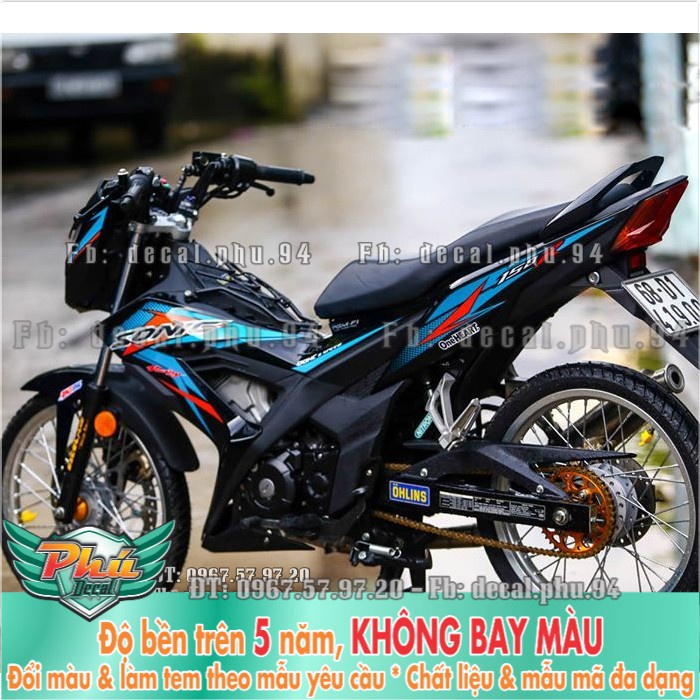 Tem rời Sonic Đen xanh ngọc (P)