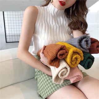 Áo Len Sát Nách Cổ 3 Phân TONGKHOCHITUE Áo Len Nữ Mặc Trong Áo Khoác