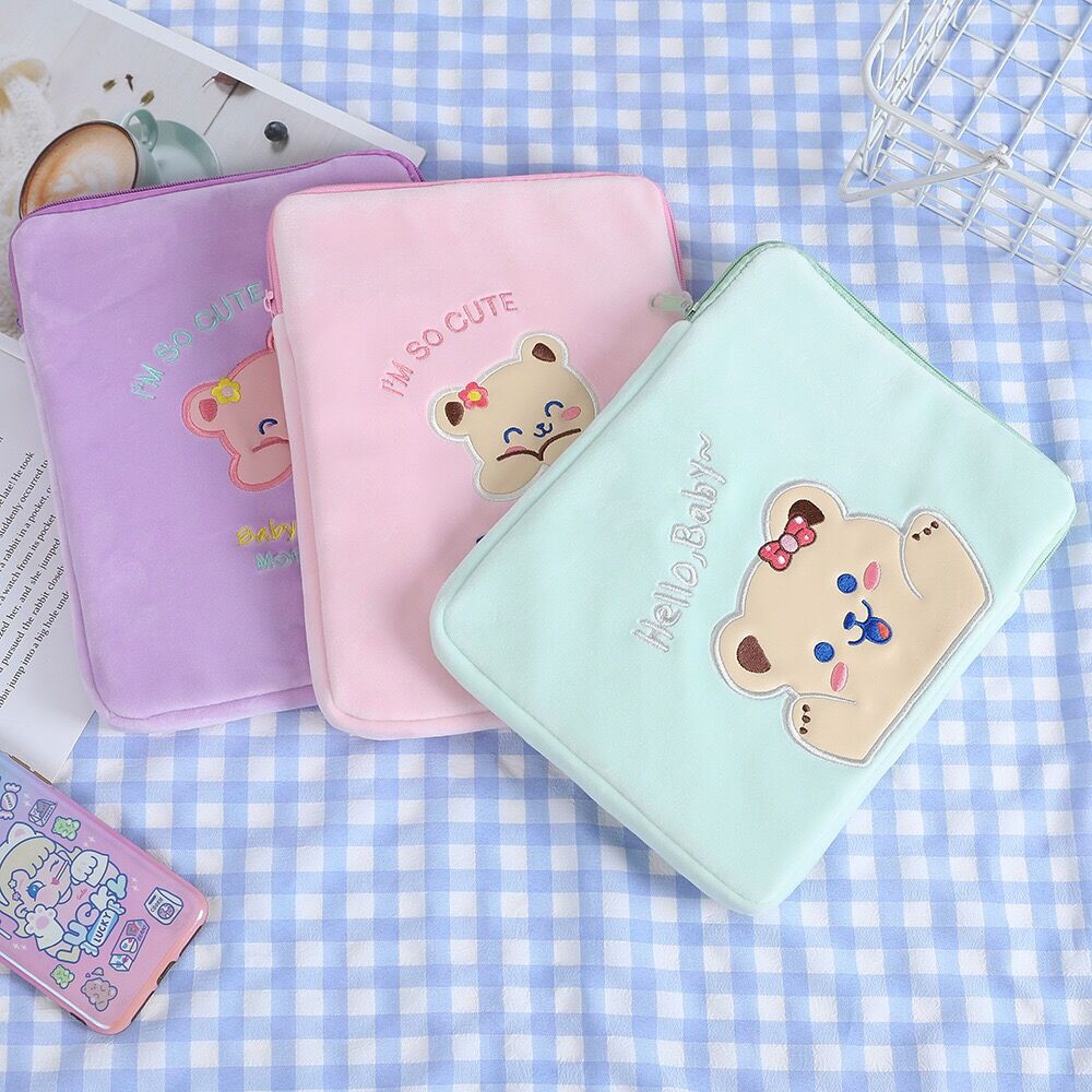 Bentoy Milkjoy Hộp đựng máy tính xách tay hình gấu dễ thương - ipad 11 10.5 10.2 inch | BigBuy360 - bigbuy360.vn