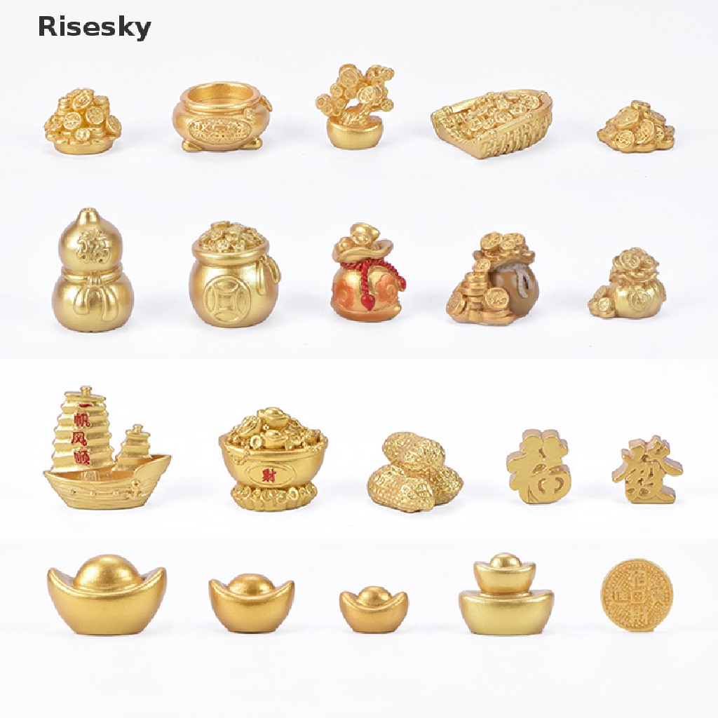 Phụ Kiện Trang Trí Năm Mới Hình Cây Hồ Lô Bằng Nhựa Resin