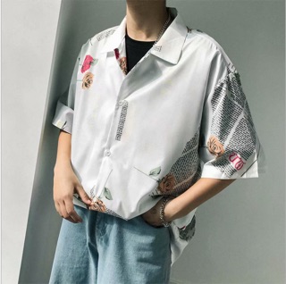 ÁO SƠ MI LỤA NAM NGẮN TAY