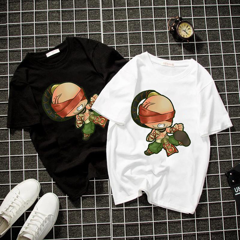 Áo thun unisex phong cách cá tính màu trắng 2019T847