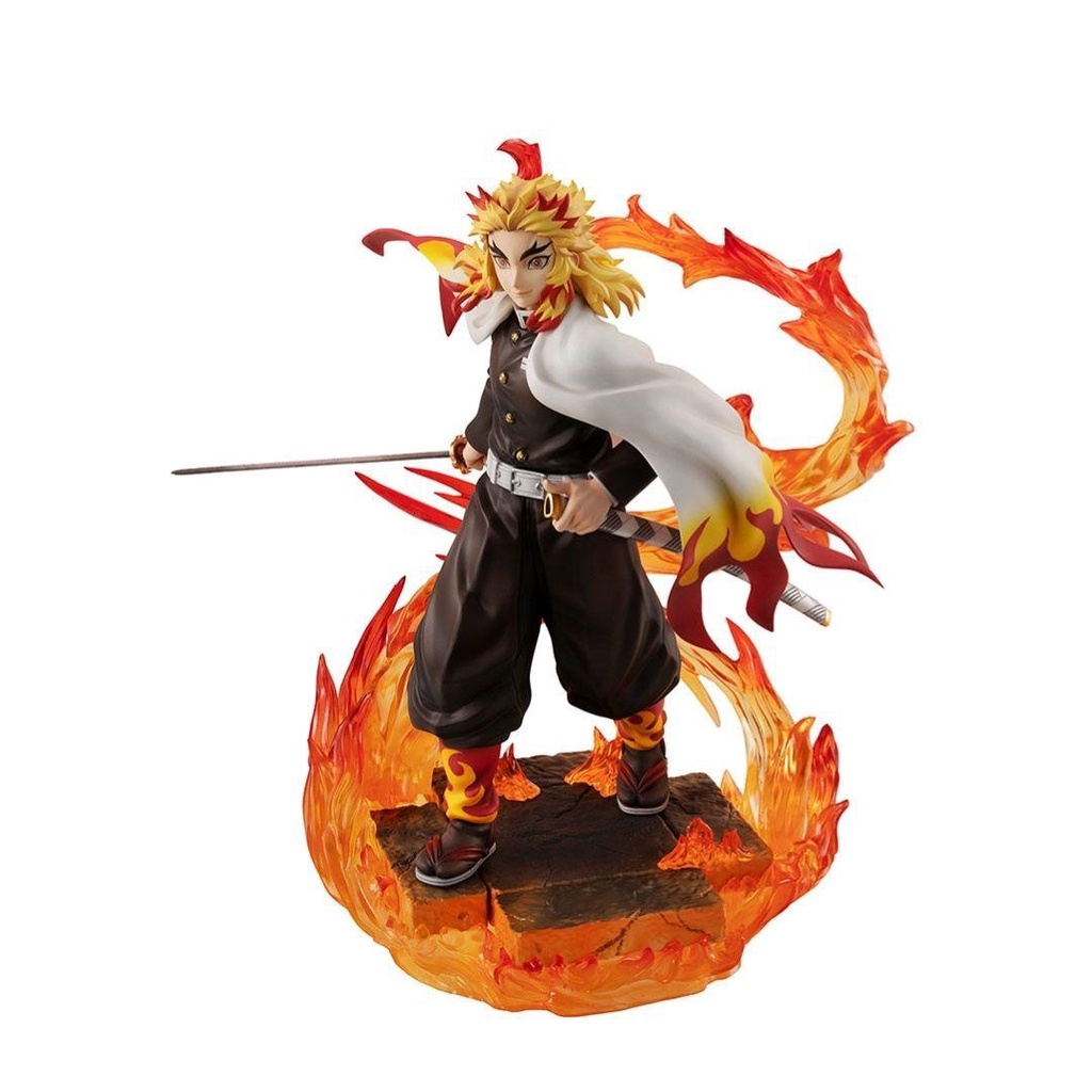 Mô hình Kimetsu no Yaiba Rengoku Kyoujurou 20cm MEGA HOUSE Mô hình tĩnh Nhựa PVC CHÍNH HÃNG NHẬT KYMH02