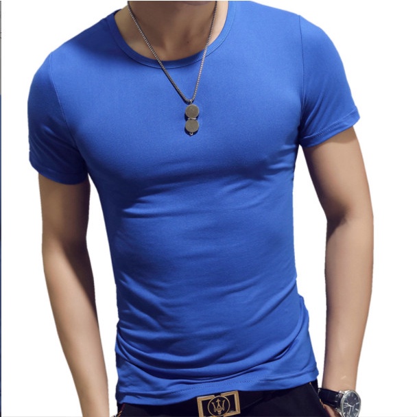 COMBO 4 Áo thun nam Basic trơn nhiều màu