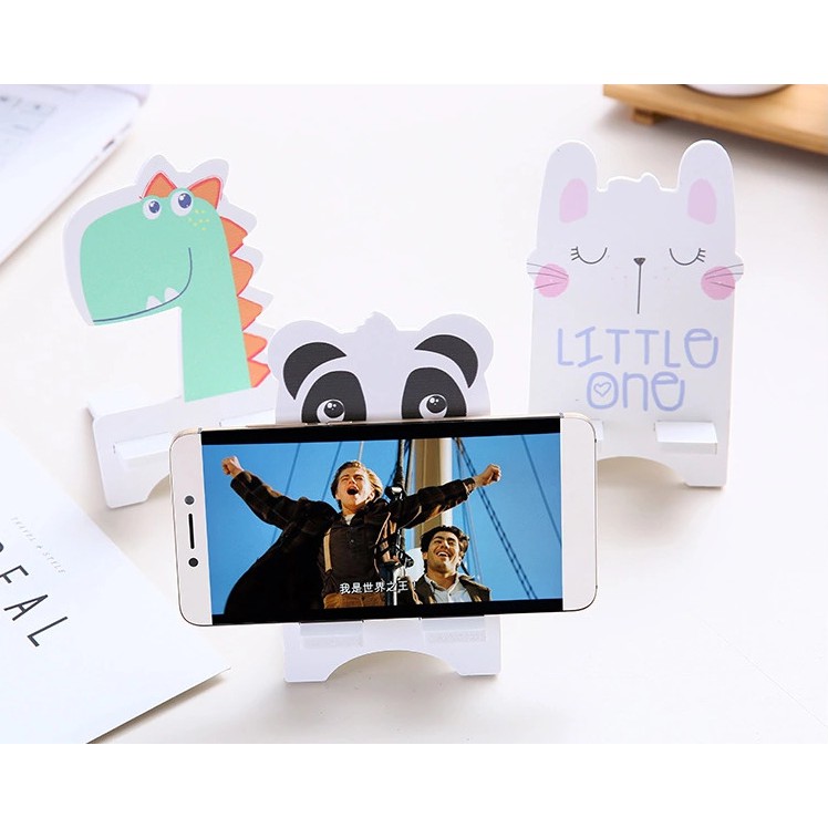 Giá đỡ Điện Thoại bằng gỗ dễ thương thân thiện với môi trường, để xem phim, sạc | BigBuy360 - bigbuy360.vn