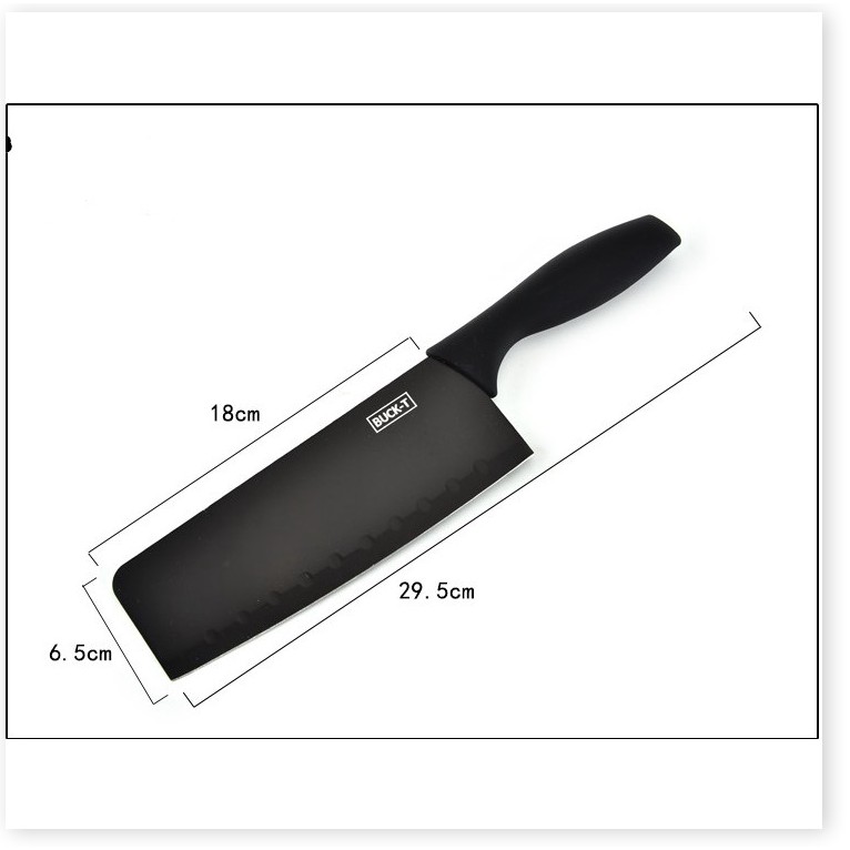 Dao nấu ăn SALE ️Bộ dao 5 món Buck-T làm từ thép không gỉ bền đẹp - Dụng cụ nấu ăn sang trọng, bền đẹp 7111