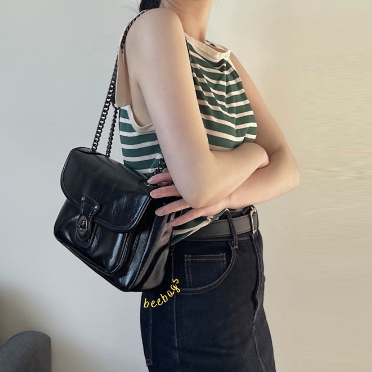 Túi Nữ 2 Ngăn Xinh Xắn Màu Vàng, Đen, Trắng Xinh Xắn | TX24 | Túi Xách Da Đựng Được Nhiều Đồ, Phù Hợp Đi Làm Đi Chơi