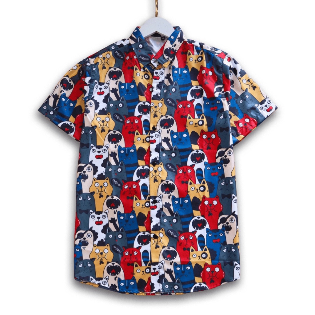 Áo Sơ Mi Nam Cổ Bẻ Họa Tiết Đẹp Nổi Bật Phong Cách Mới Lạ Form Rộng Mặc Mát [NEW UNISEX]