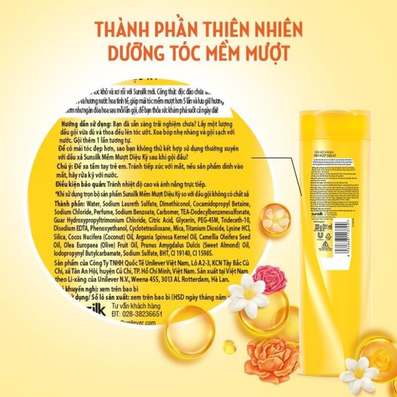 Dầu xả óng mượt diệu kì Sunsilk 320g hàng mới