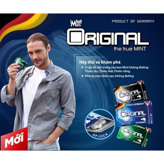 Kẹo ngậm không đường Impact mints Original các vị