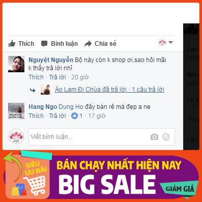 ÁO TRÀNG PHẬT TỬ NAM NỮ KATE MÁT MỊN KHÔNG BAI XÙ KHÔNG CO RÚT | BigBuy360 - bigbuy360.vn