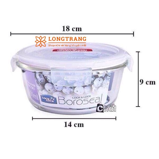 Hộp thủy tinh chịu nhiệt Lock& Lock Oven Glass 950ml