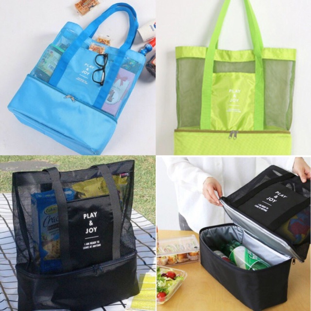 Túi xách thể thao, túi du lịch Play &amp; Joy có ngăn khô, ngăn ướt riêng biệt ( 37x15x42cm)