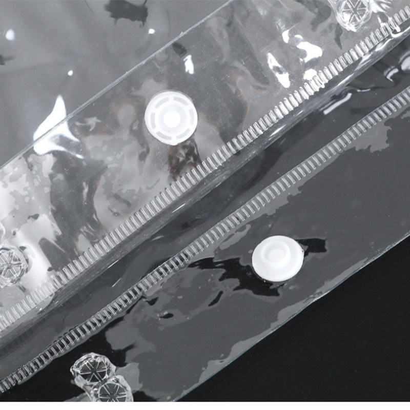 Túi Mua Sắm Trong Suốt Bằng PVC Có Nút Cài / Túi Mua Sắm Sang Trọng / Phụ Kiện Đẹp