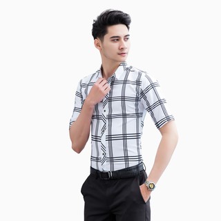 Áo Sơ Mi Nam Ngắn Tay Cao Cấp - Phong Cách Lịch Lãm Trẻ Trung
