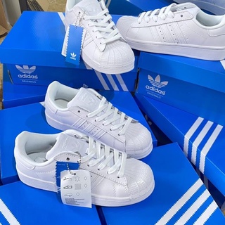 |  KHOAI SNEAKER| Giày thể thao adidas superstar trắng mũi sò bản đẹp full box - bill- giấy gói
