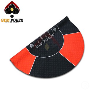 THẢM POKER TRÒN CAO SU CAO CẤP - RED