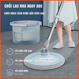 Chổi lau nhà tách nước k9, chổi lau nhà 360 độ, chổi lau nhà tiện dụng, chổi lau nhà xịn