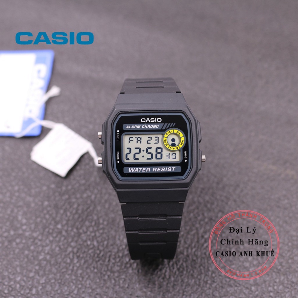 Đồng hồ Casio điện tử nam nữ F91 dây nhựa huyền thoại chống nước siêu bền