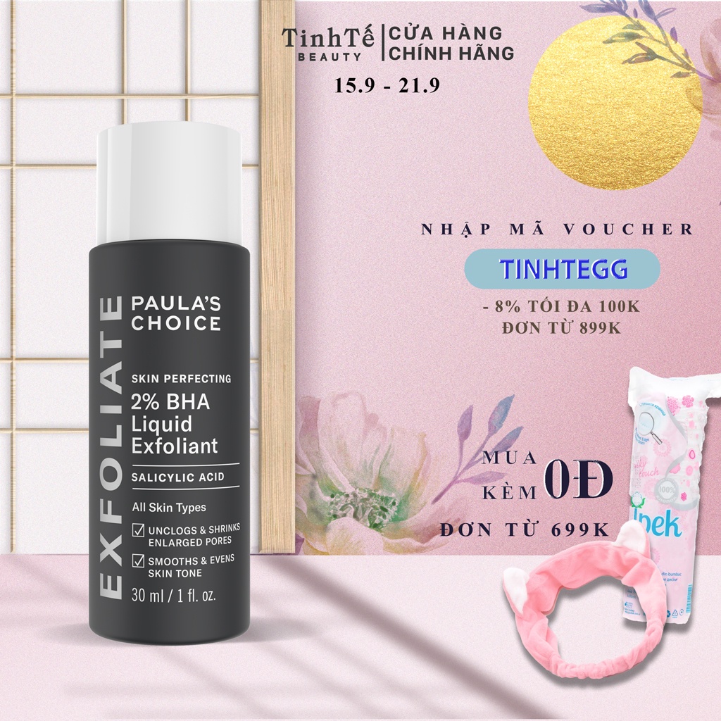 Dung dịch loại bỏ tế bào chết Paula's Choice 2% BHA 30ml