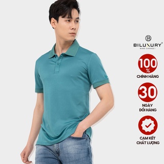Áo polo nam Biman by Biluxury form chuẩn bodyfit vải poly cao cấp thoải mái vận động 5APCB006