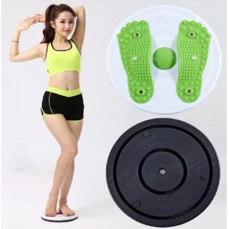 Bàn đĩa dụng cụ xoay eo bấm huyệt bàn chân và tập cơ bụng thon gọn
