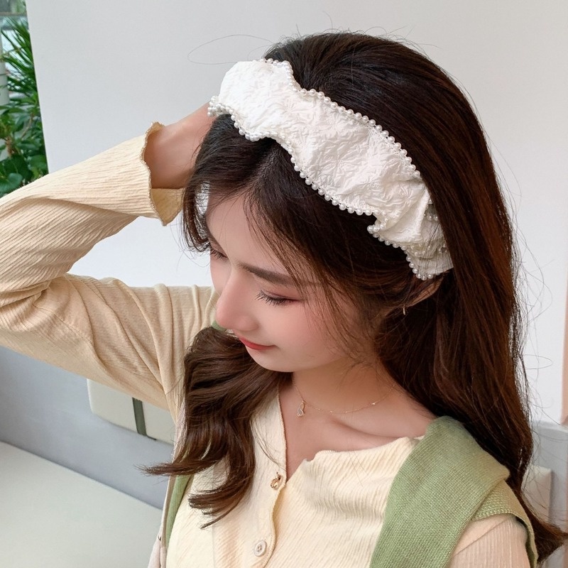 Băng Đô Thời Trang Nữ Họa Tiết Caro Xinh Xắn