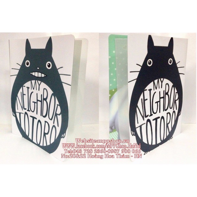 Kẹp đựng bài kiểm tra ảnh totoro 30 lá đựng 60 ảnh , bài