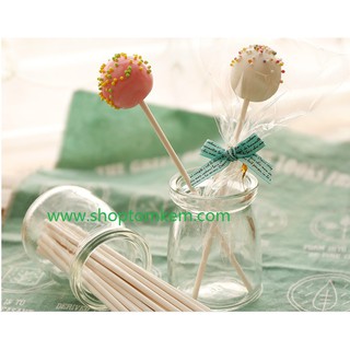 Combo 50 Que giấy làm kẹo mút