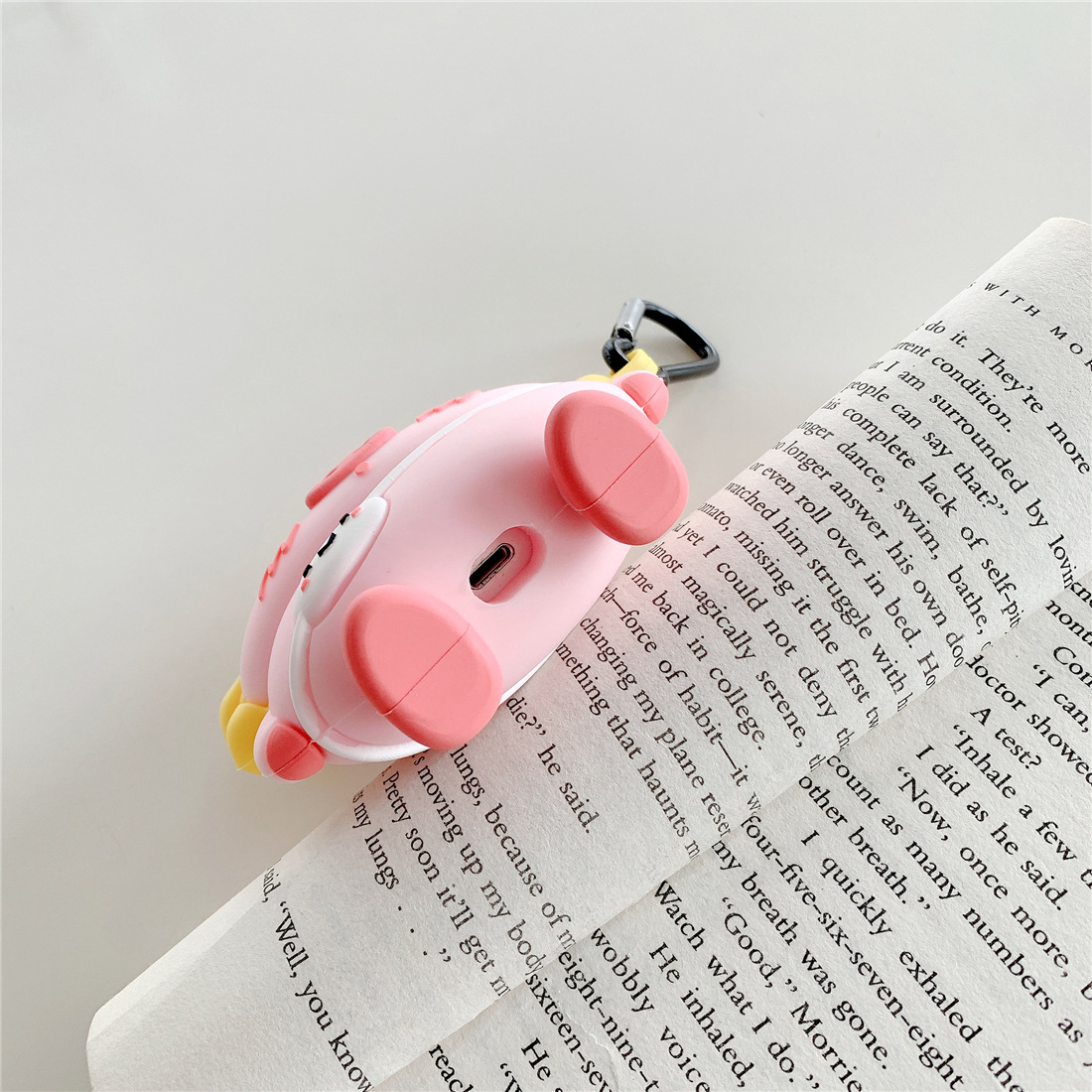 Cute Rabbit Backpack Piggy Apple AirPods1/2/Pro3 Earphone Silicone Case Bluetooth Soft Case