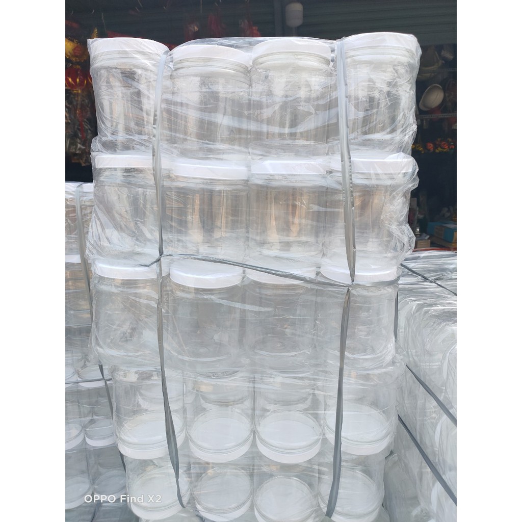 Hủ nhựa tròn - Hủ nhựa vuông - Lố 12 cái | BigBuy360 - bigbuy360.vn