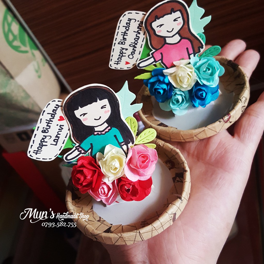 Lọ quà tặng cô gái, chàng trai nhiều thông điệp - Hũ thủy tinh vẽ tay handmade