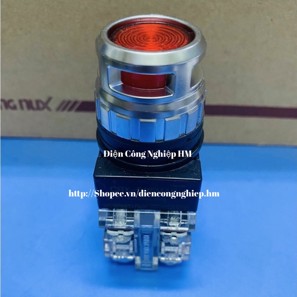 Nút Ấn Nhấn Phi 25 có đèn Hanyoung CRX-G25MAR, CRX-G25MAG, CRX-G25MAY Chính Hãng