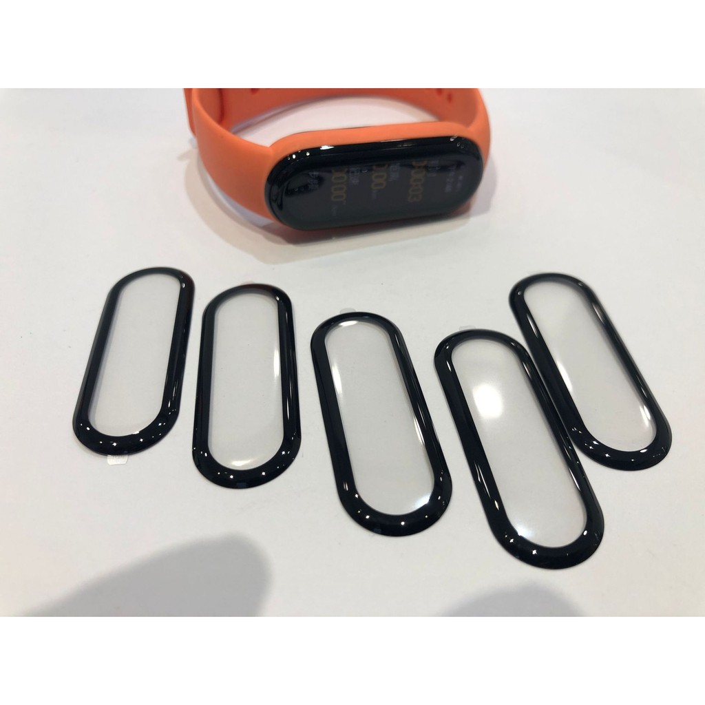 Bộ Miếng Dán 3D Full Màn Tràn Viền Cho Mi Band 6/5/4 - Cứng Hơn, Dày Hơn, Bảo Vệ Mặt Đồng Hồ Trọn Vẹn Hơn